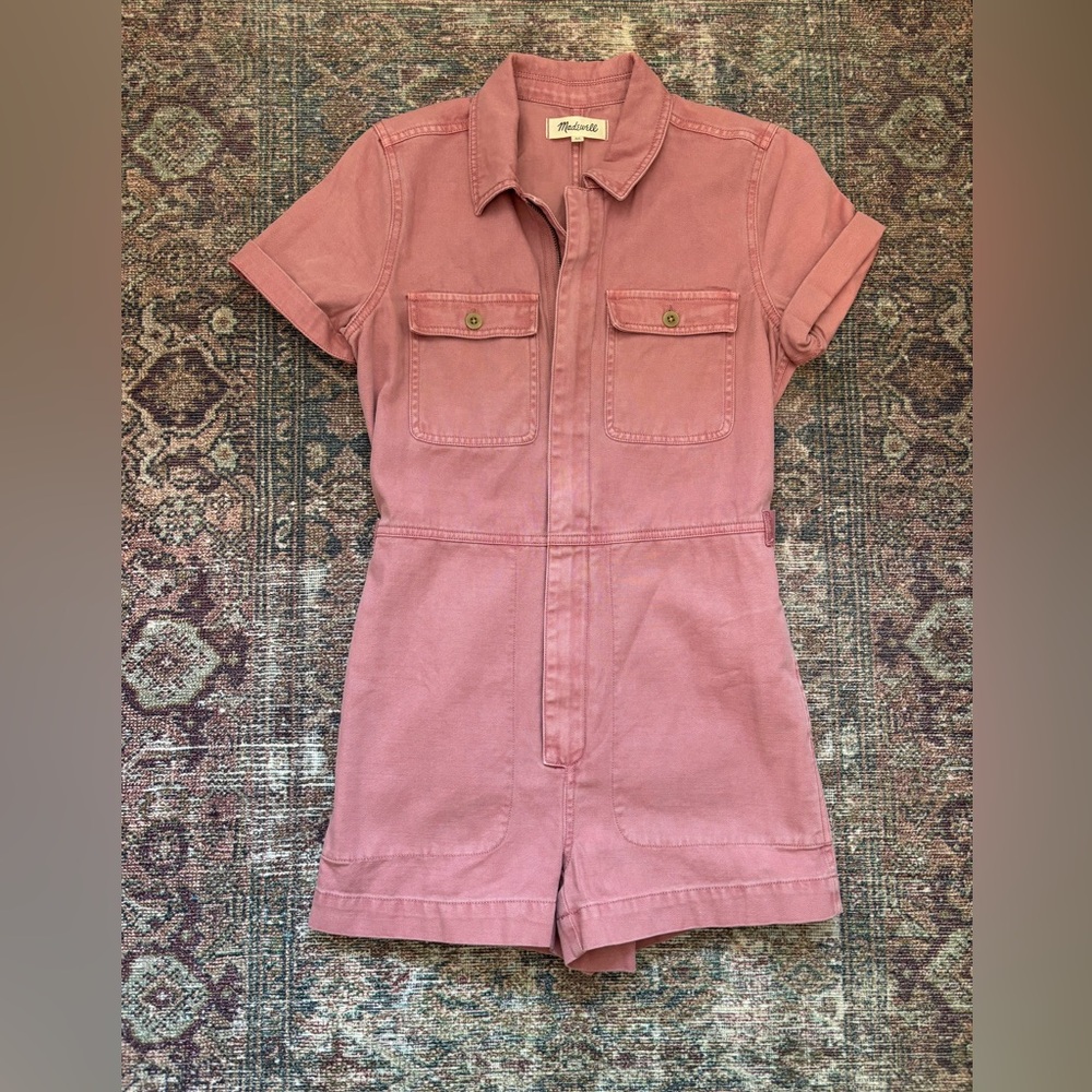 MADEWELL Garment-Dyed‎ Coverall Romper